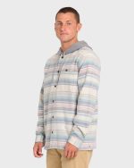 Baja Long Sleeve Flannel Shirt - Oatmeal - Image 4