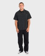 Vista Short Sleeve Woven Shirt - Phantom - Image 4