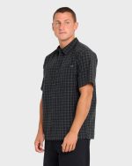 Vista Short Sleeve Woven Shirt - Phantom - Image 5