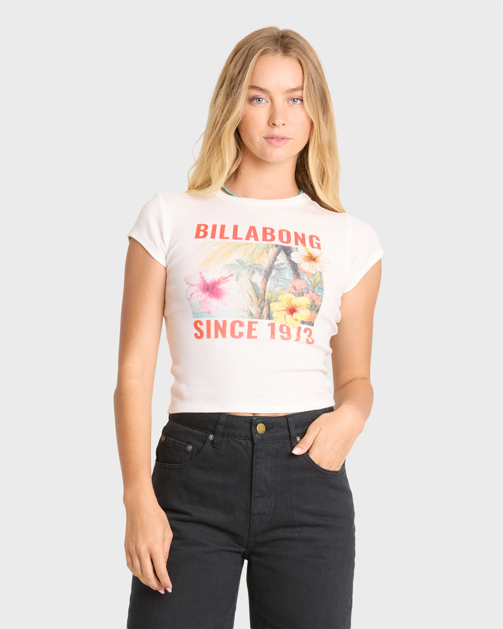 BL000859W_SCS1_OM-F.jpg Take A Moment Short Sleeve Knit Graphic T-Shirt - Salt Crystal - Image 1