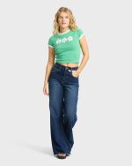 Love And Sun Short Sleeve Knit T-Shirt - Field Green - Image 3