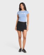 Sand Drifter Short Sleeve Cotton T-Shirt - Blue Horizon - Image 3