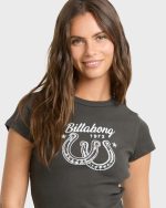 Suns Up Now Short Sleeve Cotton T-Shirt - Off Black - Image 5