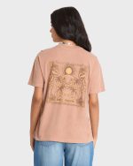 Hello Sundown Short Sleeve Knit T-Shirt - Sugar Almond - Image 2