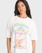 Pour Your Heart Short Sleeve Jersey T-Shirt - Salt Crystal - Image 5