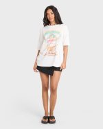 Pour Your Heart Short Sleeve Jersey T-Shirt - Salt Crystal - Image 3