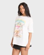 Pour Your Heart Short Sleeve Jersey T-Shirt - Salt Crystal - Image 4