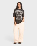 Tropical Filmore Short Sleeve Knit Graphic T-Shirt - Off Black - Image 3