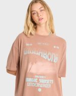 Take A Tour Short Sleeve Cotton T-Shirt - Sugar Almond - Image 5