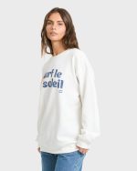 Seaside Panorama Crewneck Sweatshirt - Salt Crystal - Image 4