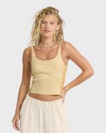 Beach It Tank Top - Curry