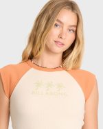 Sea Friends Short Sleeve Knit Raglan T-Shirt - Amber - Image 5
