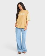Avante Short Sleeve Cotton Jersey T-Shirt - Curry - Image 3