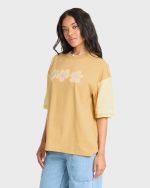 Avante Short Sleeve Cotton Jersey T-Shirt - Curry - Image 4