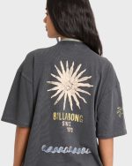 Paradise 73 Short Sleeve Cotton T-Shirt - Black Sands - Image 5