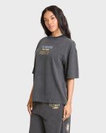 Paradise 73 Short Sleeve Cotton T-Shirt - Black Sands - Image 4