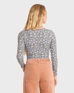 Reese Long Sleeve Thermal Shirt - Blue Smoke - Image 2