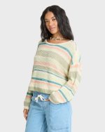 Lit Light Crewneck Sweater - Smoke Green - Image 4