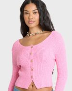 Good Luck Cardigan - Prism Pink - Image 5