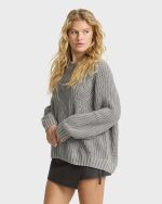 Gone Fishin Crewneck Sweater - Cobblestone - Image 4