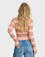 Ziggy V-Neck Sweater - Pale Peach - Image 2