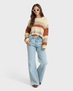 Mix Up Crewneck Sweater - Cobblestone - Image 3