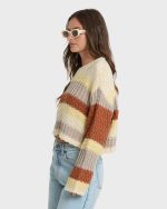 Mix Up Crewneck Sweater - Cobblestone - Image 4