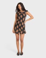Bright Side Mini Dress - Black Sands - Image 3