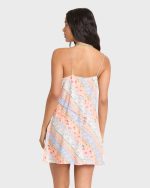 So Simple Mini Dress - Pale Peach - Image 2