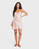So Simple Mini Dress - Pale Peach - Image 3