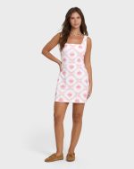 Sunlit Sky Mini Dress - Salt Crystal - Image 3