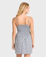 Lil Florals Mini Dress - Blue Smoke - Image 2