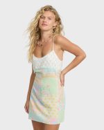 Little Crush Mini Dress - White Multi - Image 4
