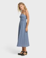In The Sky 2 Midi Dress - Blue Smoke - Image 4
