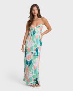 Blue Horizons Maxi Dress - Misty Blue - Image 3