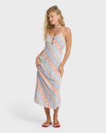 Fresh Daze Midi Dress - Pale Peach - Image 3