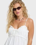 Jia Knit Mini Dress - Salt Crystal - Image 5