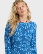 Way Out West Long Sleeve Mini Dress - True Navy - Image 5