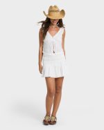Eyelet Forever Tank Top - Salt Crystal - Image 3