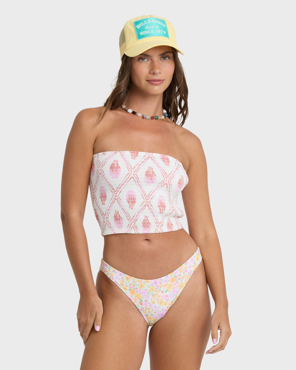 BL001030W_SCS1_OM-F.jpg Keep It Simple Shell Ya Later Tube Top - Salt Crystal - Image 1