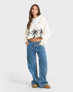 Spring Break Pullover Hoodie - Salt Crystal - Image 3