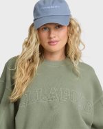 Vibes Kendal Crewneck Sweatshirt - Army Green - Image 6