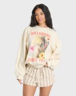 Summer Kendal Crewneck Sweatshirt - White Cap