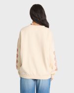 Ride In Crewneck Sweatshirt - White Cap - Image 2