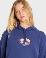 Find Paradise Palm Pullover Hoodie - True Navy - Image 5