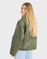 Camper Reversible Fleece Jacket - Canteen - Image 5