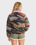 Switchback Sherpa Half Snap Fleece Pullover - Black Multi - Image 2