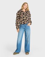 Barra Sherpa Half-Zip Sweatshirt - Black Sands - Image 3