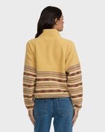 Popoyo Sherpa Full Zip Fleece Jacket - Curry - Image 2
