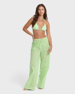 Sun Lit Cover Up Pants - Green Glow - Image 3